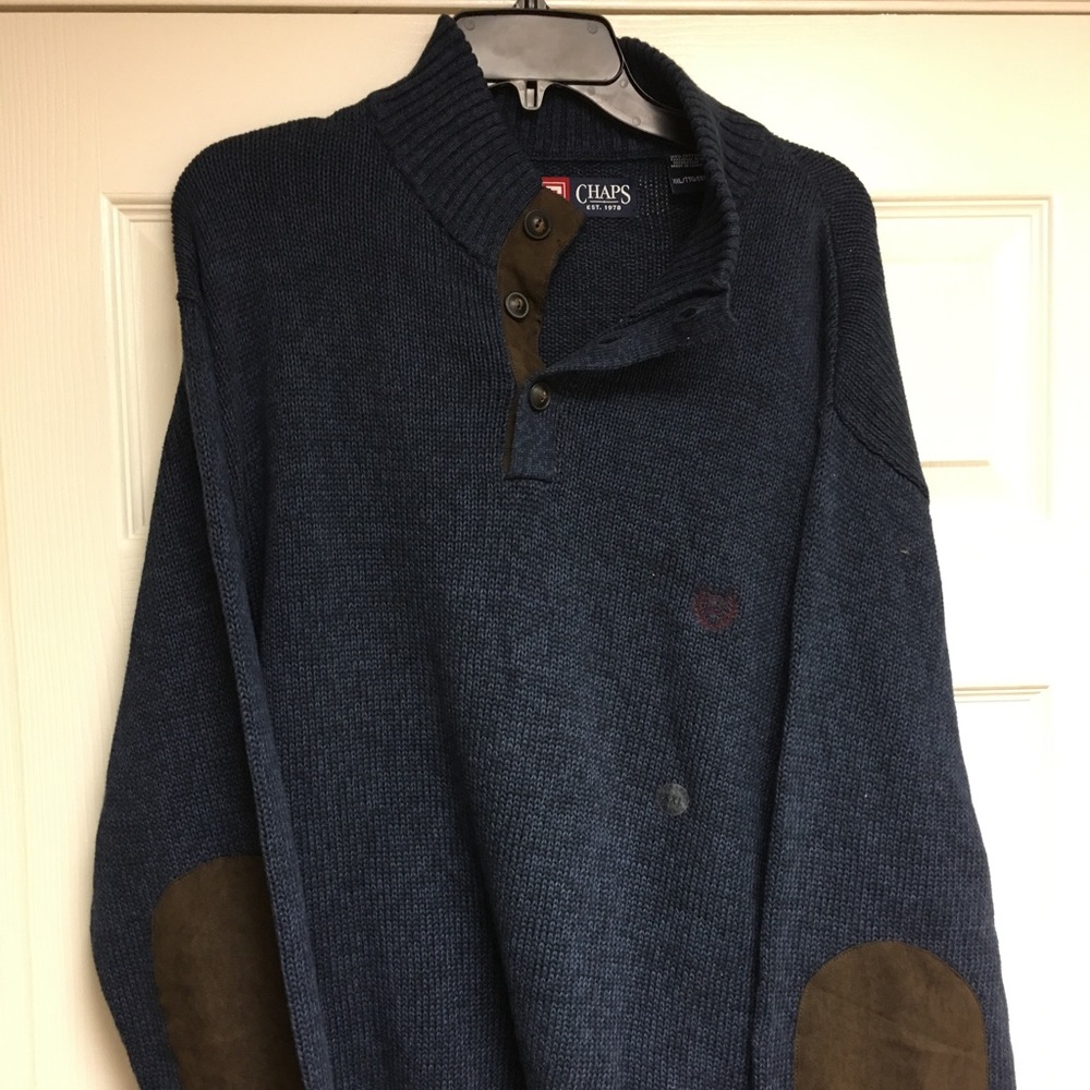 Chaps Half Button Sweater